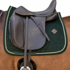 Kentucky Horsewear - Tapis de dressage Velvet pine green Vert New