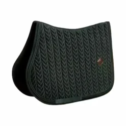 Best Kentucky Horsewear - Tapis de selle Velvet Mini Pearls pine green Vert