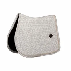Kentucky Horsewear - Tapis de selle Velvet Printing pied de poule / blanc Gris Online