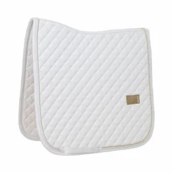 New Kentucky Horsewear - Tapis de dressage Diamond Rope Blanc