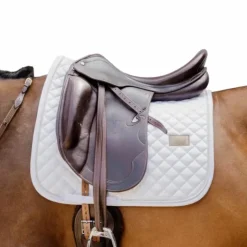 New Kentucky Horsewear - Tapis de dressage Diamond Rope Blanc