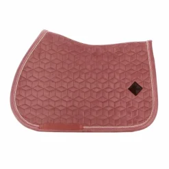 Discount Kentucky Horsewear - Tapis de selle Velvet Jumping Vieux pour minis Rose