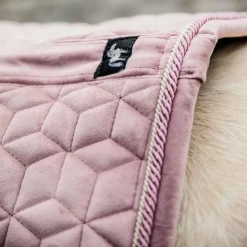 Discount Kentucky Horsewear - Tapis de selle Velvet Jumping Vieux pour minis Rose