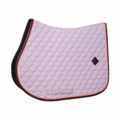 Clearance Kentucky Horsewear - Tapis de selle Onion Quilt Leather Neon lavande Violet