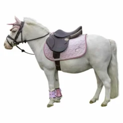 Clearance Kentucky Horsewear - Tapis de dressage tête de licorne paillettes tendre Rose