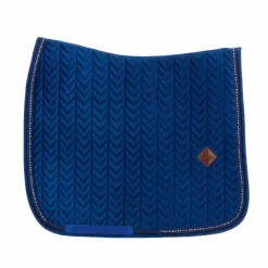 Sale Kentucky Horsewear - Tapis de dressage Velvet Pearls Marine