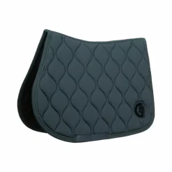 Kentucky Horsewear - Tapis de selle Wave jumping 3D logo Vert New