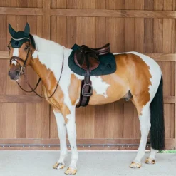 Kentucky Horsewear - Tapis de selle Wave jumping 3D logo Vert New