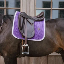 Kentucky Horsewear - Tapis de dressage velvet contrast royal Violet New