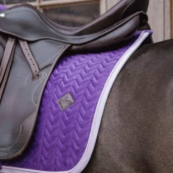 Kentucky Horsewear - Tapis de dressage velvet contrast royal Violet New