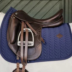 Online Kentucky Horsewear - Tapis de dressage Fishbone Marine