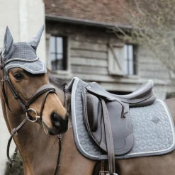 Outlet Kentucky Horsewear - Tapis de dressage Basic Velvet Gris