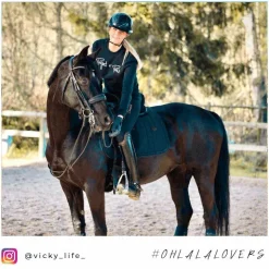 Kentucky Horsewear - Tapis de dressage Glitter Stone marine New