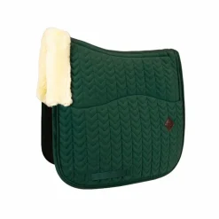Online Kentucky Horsewear - Tapis de dressage Skin Friendly Velvet sapin Vert