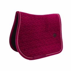 Sale Kentucky Horsewear - Tapis de selle Velvet jumping Fuchsia Rose