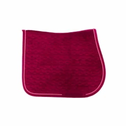 Sale Kentucky Horsewear - Tapis de selle Velvet jumping Fuchsia Rose