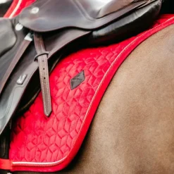 Kentucky Horsewear - Tapis de selle Velvet jumping Rouge