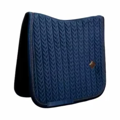 Kentucky Horsewear - Tapis de dressage Velvet Mini Pearls Marine Outlet