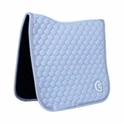 Outlet Kentucky Horsewear - Tapis de dressage 3D logo Onion Quilt clair Bleu