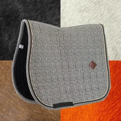 Kentucky Horsewear - Tapis de selle Pied de Poule Noir Hot