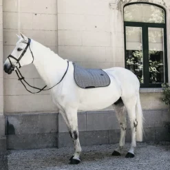 Kentucky Horsewear - Tapis de selle Pied de Poule Noir Hot