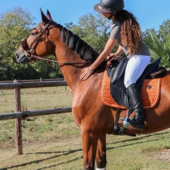 Kentucky Horsewear - Tapis de dressage Velvet Orange Sale