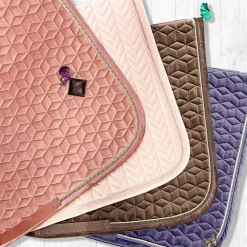 Outlet Kentucky Horsewear - Tapis de selle Velvet Jumping Violet