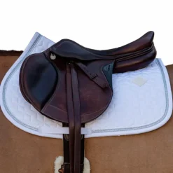 Kentucky Horsewear - Tapis de selle Glitter Rope Blanc Best