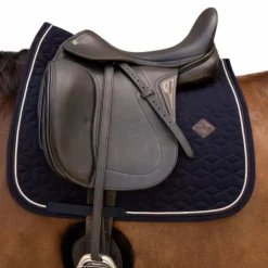 Kentucky Horsewear - Tapis de dressage Velvet dark navy Marine New