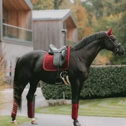 Best Kentucky Horsewear - Tapis de dressage Velvet Bordeaux