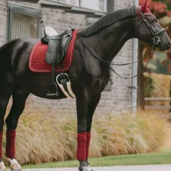 Best Kentucky Horsewear - Tapis de dressage Velvet Bordeaux