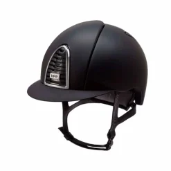KEP - Casque d'équitation Cromo 2.0 Textile visière standard Noir New