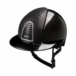 Online KEP - Casque d'équitation Cromo 2.0 édition limitée Shine Glitter black visière polo Noir