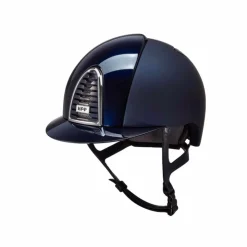 KEP - Casque d'équitation Cromo 2.0 Textile/ Polish blue visière standard Marine Sale