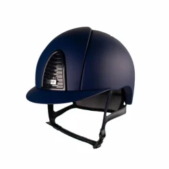 KEP - Casque d'équitation Cromo 2.0 Matt blue visiere standard Marine New
