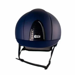 KEP - Casque d'équitation Cromo 2.0 Matt blue visiere standard Marine New