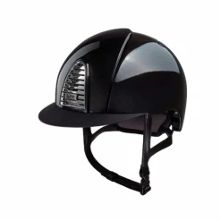 KEP - Casque d'équitation Cromo 2.0 Shine visière standard Noir Discount