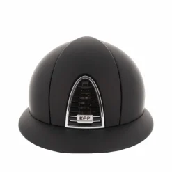 KEP - Casque d'équitation Cromo 2.0 Textile visière polo Noir