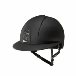 KEP - Casque d'équitation Smart matt visière polo Noir Best