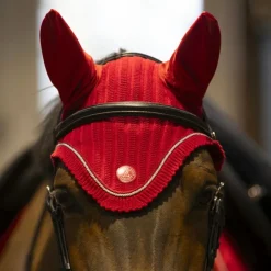 Lami-cell - Bonnet pour chevaux Luxin Rouge New