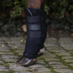 Lami-cell - Guêtres d'écurie Bambou (x2) Noir Best