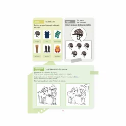 New Lavauzelle - Cahier d'activités sur le thème du cheval niveau Grande Section Rouge