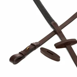 New LeMieux - Arrêtoirs de rênes en caoutchouc Marron