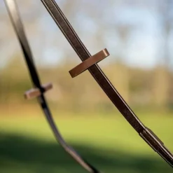 New LeMieux - Arrêtoirs de rênes en caoutchouc Marron