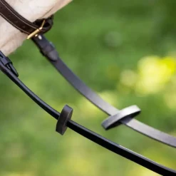 LeMieux - Arrêtoirs de rênes en caoutchouc Noir New