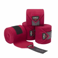 New LeMieux - Bandes de polo Mulberry (x4) Bordeaux