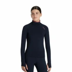 Online LeMieux - Baselayer fille à col montant Young Rider Savannah Marine