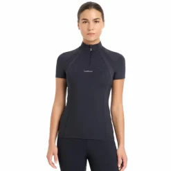 Best LeMieux - Baselayer manches courtes femme Mia Mesh Marine
