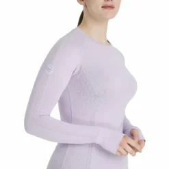 LeMieux - Baselayer manches longues femme Britney sans coutures lilac Violet Discount