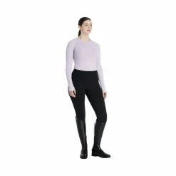 LeMieux - Baselayer manches longues femme Britney sans coutures lilac Violet Discount